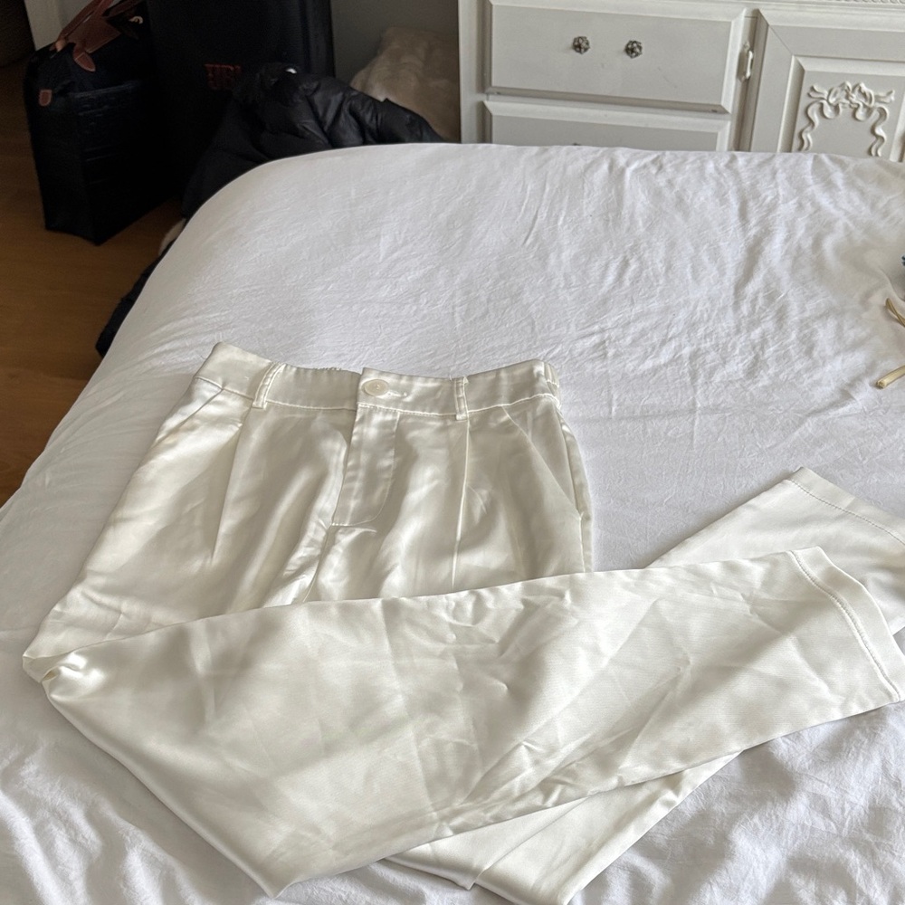 Womens Cream Pants